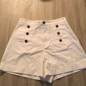 Isabel Marant white sailor shorts